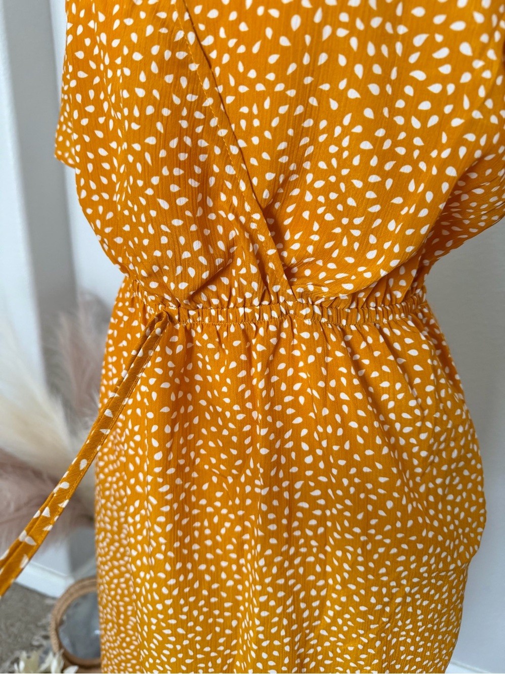 Cozy Co - Yellow Printed Garden Summer Dress - Picture 8 of 11